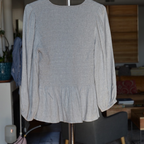 3/4 Sleeve V-neck Top MADEWELL - Picture 4 of 5